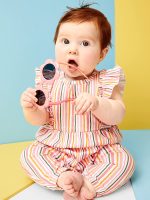 Simple Joys by Carter's Baby Girls' Fashion Jumpsuits, Pack of 2 - Image 4